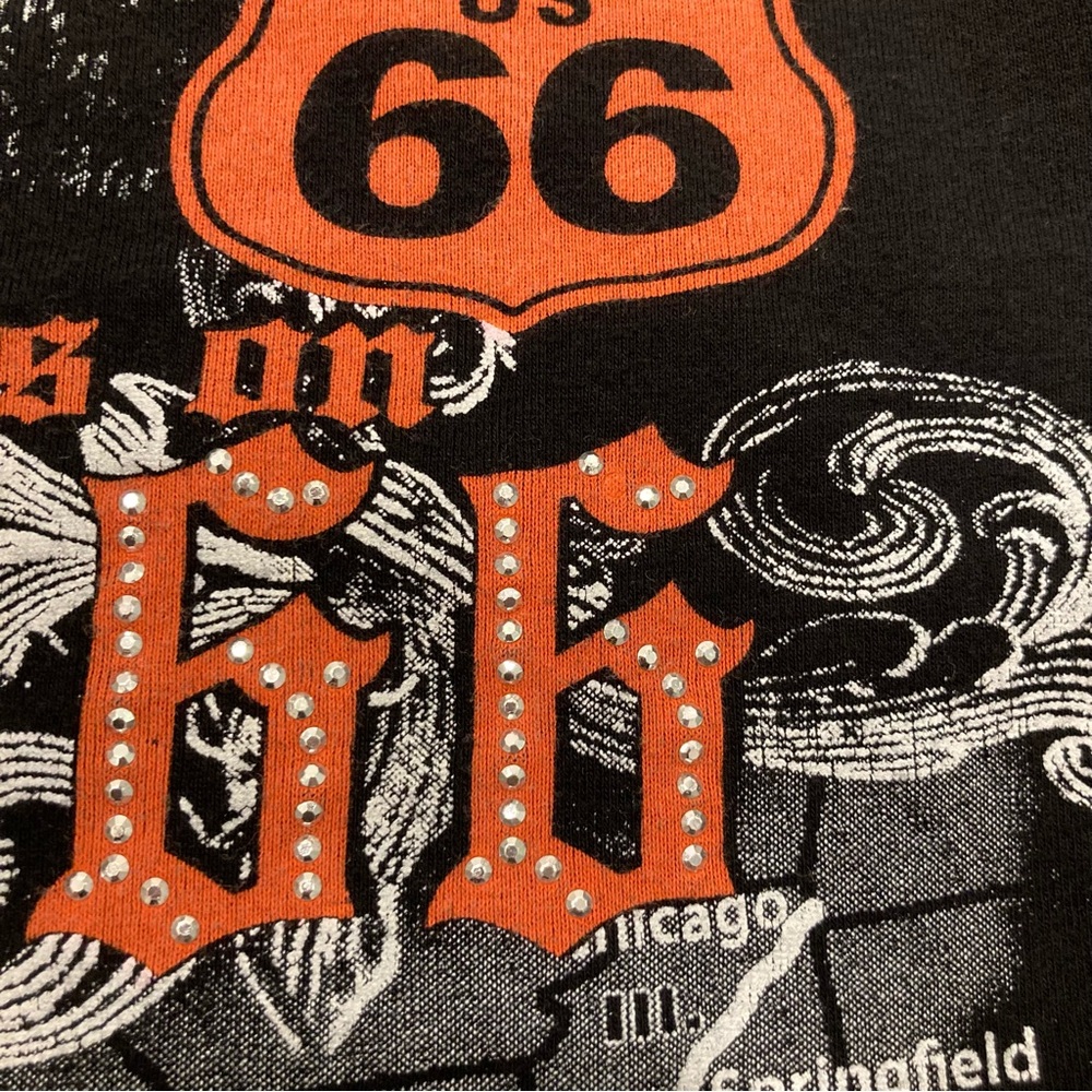 Route 66 Graphic T-Shirt Big Bang Made in USA XL Motorcycle - Picture 16 of 16